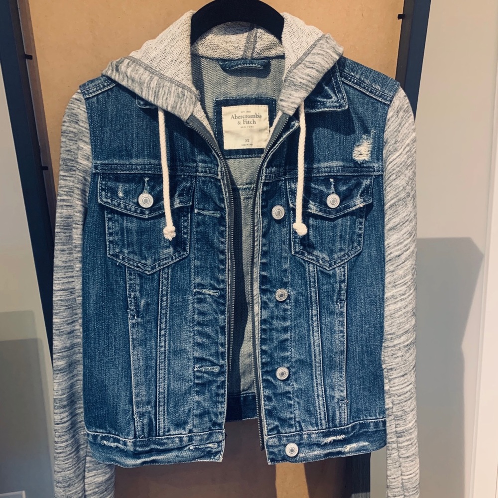 Abercrombie & Fitch XS mixed jean jacket